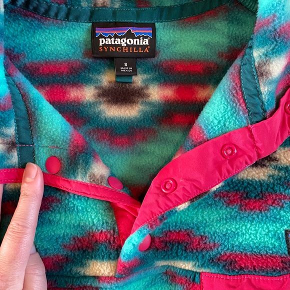 Patagonia Fleece Synchilla Aztec Southwest Print - Picture 3 of 3